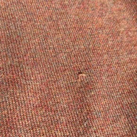 Peter Millar cashmere sweater long sleeve v-neck brown Large - Picture 13 of 13